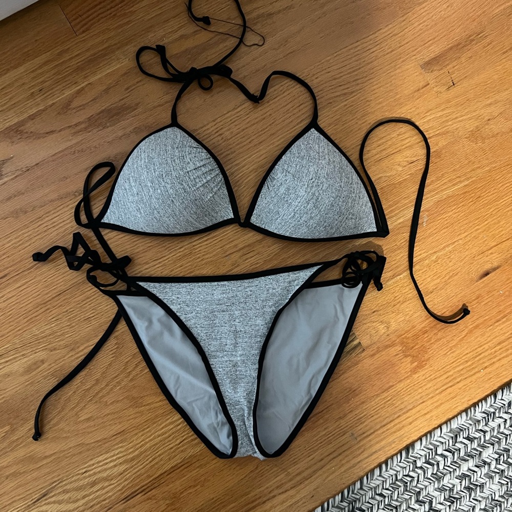 Grey & black H&M Bikini
